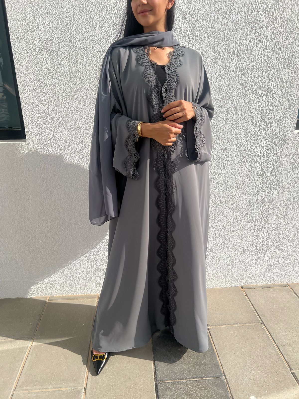 LACE SKY ABAYA